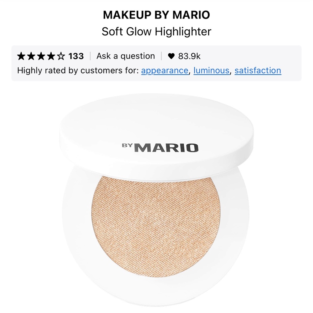 Makeup By Mario Soft Glow Highlighter - Gold